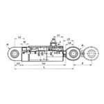Přímočarý hydromotor HRI dvojčinný s tlumením