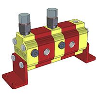 Zubové děliče průtoku - RV-0V